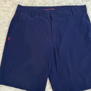 Rhone Commuter Shorts Mens 35 Navy Blue Excellent Performance Golf Tech Stretch